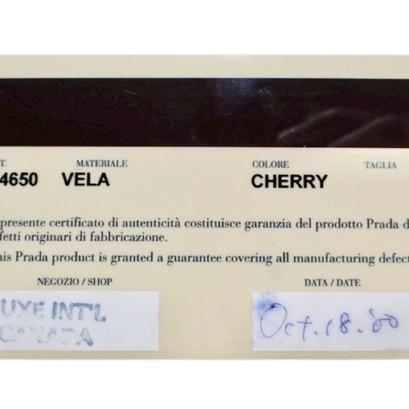 PRADA Red Nylon & Leather Triangle Backpack - Picture 10 of 15